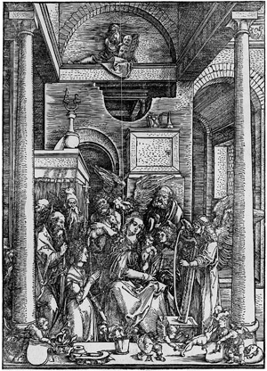 Lot 5092, Auction  106, Dürer, Albrecht, Mariens Verehrung