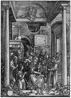 Lot 5093, Auction  106, Dürer, Albrecht, Mariens Verehrung