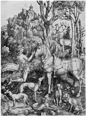 Lot 5097, Auction  106, Dürer, Albrecht, Der hl. Hubertus, auch Eustachius genannt
