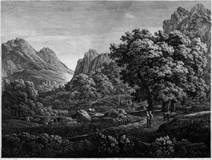 Lot 5399, Auction  106, Kolbe, Carl Wilhelm, Landschaft mit der heimkehrenden Herde