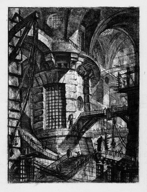 Lot 5416, Auction  106, Piranesi, Giovanni Battista, Der runde Turm