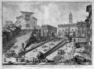 Lot 5424, Auction  106, Piranesi, Giovanni Battista, Veduta del Romano Campidoglio