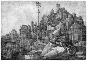 Lot 5675, Auction  106, Dürer, Albrecht, Der hl. Antonius vor der Stadt