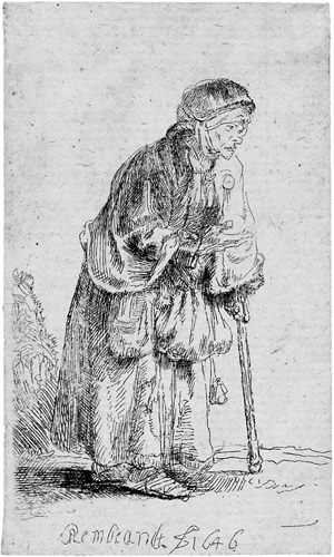 Lot 5842, Auction  106, Rembrandt Harmensz. van Rijn, Alte Bettlerin