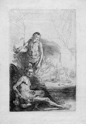 Lot 5843, Auction  106, Rembrandt Harmensz. van Rijn, Zwei männliche Akte
