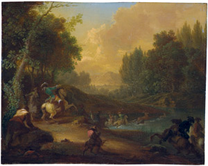 Lot 6053, Auction  106, Brinckmann, Philipp Hieronymus, Zwei Landschaften 