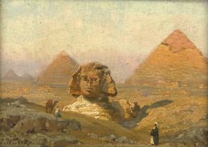 Lot 6091, Auction  106, Wuttke, Carl, Die Sphinx und die Pyramiden von Gizeh