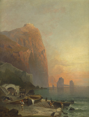 Lot 6130, Auction  106, Deutsch - zugeschrieben, um 1880. Fischer bei Marina Piccola auf Capri