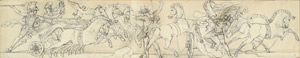Lot 6651, Auction  106, Schwanthaler, Ludwig, Zwei Illustrationen zu Homers "Ilias"