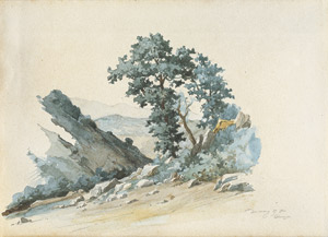Lot 6683, Auction  106, Preller d. Ä, Friedrich, Landschaft bei Olevano