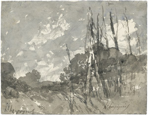 Lot 6751, Auction  106, Harpignies, Henri Joseph, Herbstliche Landschaft