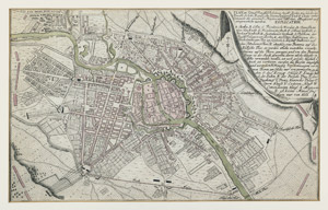 Lot 205, Auction  107, Berlin-Stadtplan, von 1760 Kupferstich + Beilage
