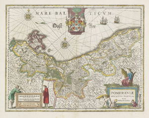 Lot 207, Auction  107, Lubinus, Eilhard, Pomeraniae Ducatus Tabula. Kupferstichkarte