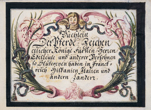 Lot 388, Auction  107, Büchlein der Pferde-Zeichen, 