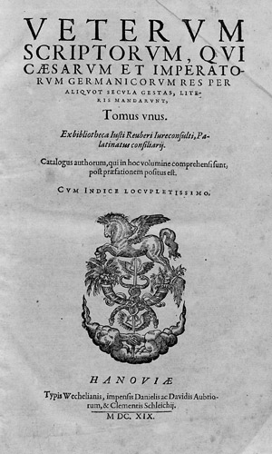 Lot 555, Auction  107, Reuber, Justus, Veterum scriptorum, 