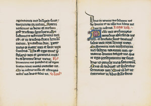 Lot 1002, Auction  107, Horae Beatae Mariae Virginis, Fragment eines Stundenbuchs. Lateinische Handschrift auf Pergament