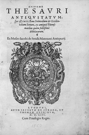Lot 1104, Auction  107, Strada, Jacopo, Epitome thesauri antiquitatum