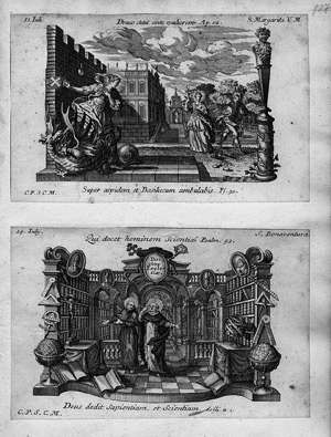 Lot 1135, Auction  107, Klauber, Johann Sebastian, Annus dierum Sanctorum. Augsburg (um 1750). Que...