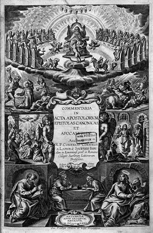 Lot 1138, Auction  107, Lapide, Cornelius, Commentaria in acta apostolorum