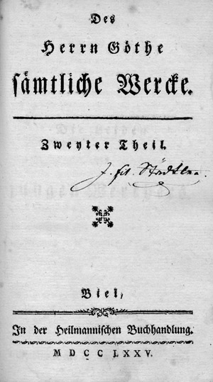 Lot 1566, Auction  107, Goethe, Johann Wolfgang, Sämtliche Werke