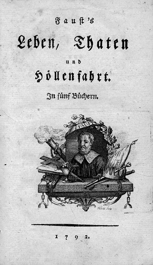 Lot 1619, Auction  107, Klinger, Friedrich Maximilian, Faust's Leben, Thaten und Höllenfahrt