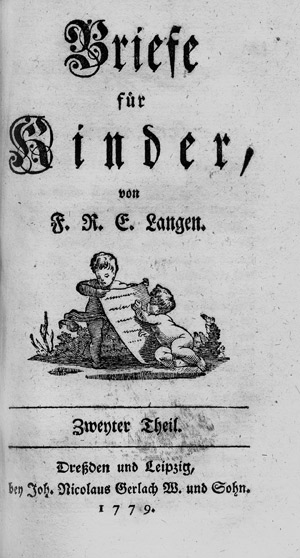 Lot 1722, Auction  107, Langen, F. R. E., Briefe für Kinder