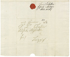 Lot 2071, Auction  107, Schiller, Friedrich von, Brief 1800 an Crusius