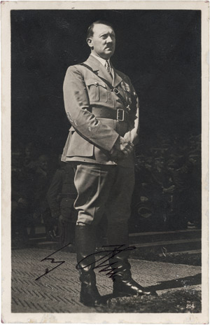 Lot 2157, Auction  107, Hitler, Adolf, Signiertes Porträtfoto