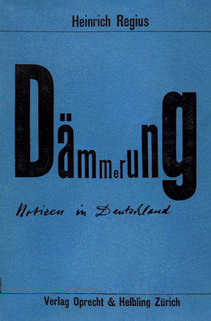 Lot 3172, Auction  107, Horkheimer, Max, Dämmerung (mit Brief von Horkheimer)