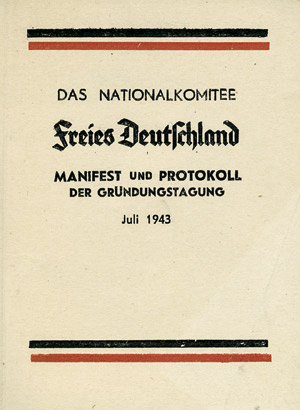 Lot 3323, Auction  107, Nationalkomitee, Das, Freies Deutschland. Manifest und Protokoll