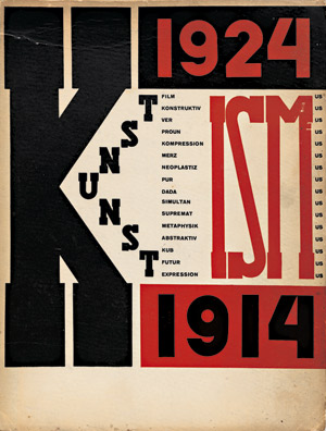 Lot 3761, Auction  107, Lissitzky, El, Die Kunstismen