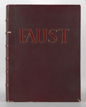 Lot 3874, Auction  107, Goethe, Johann Wolfgang von und Slevogt, Max - Illustr., Goethes Faust Zweiter Teil. Illustr. von Max Slevogt. Berlin 1927