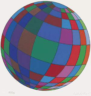 Lot 3906, Auction  107, Vasarely, Victor, Folklore Planetaire
