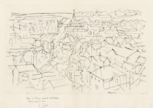 Lot 3913, Auction  107, Gruslin, Arsène und Villon, Jacques - Illustr., Les frontières du matin