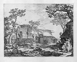 Lot 5044, Auction  107, Bolswert, Boetius Adams, Landschaften mit Bauerngehöften und biblischen sowie antiken Szenen