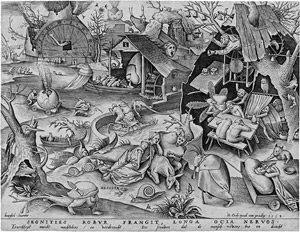 Lot 5055, Auction  107, Bruegel, Pieter d. Ä. - nach, Desidia - Trägheit