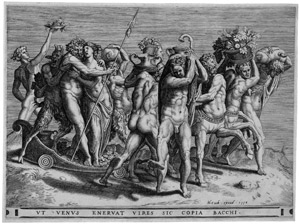 Lot 5092, Auction  107, Cort, Cornelis, Bacchus und Venus auf einem Zweigespann