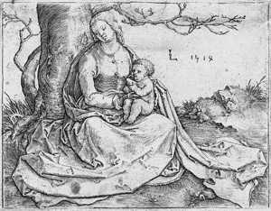 Lot 5159, Auction  107, Leyden, Lucas van, Die Jungfrau mit dem Kind unter einem Baum