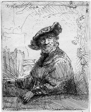 Lot 5220, Auction  107, Rembrandt Harmensz. van Rijn, Mann in der Laube