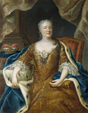 Lot 6045, Auction  107, Francke, Bernhard Christoph - zugeschrieben, Bildnis der Herzogin Antoinette Amalie von Braunschweig
