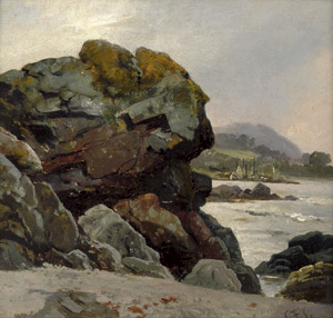 Lot 6147, Auction  107, Sørensen, Carl Frederik, Felsen an der Küste von Bornholm