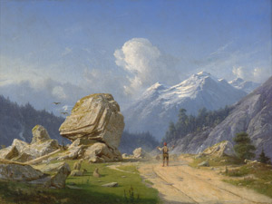Lot 6166, Auction  107, Libert, Georg Emil, Hirtenknabe in sommerlicher Alpenlandschaft