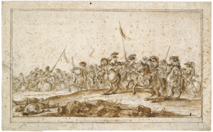 Lot 6588, Auction  107, Simonini, Francesco, Kavaleristen auf dem Schlachtfeld
