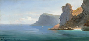 Lot 6624, Auction  107, Cherubini, Andrea, Felsenküste auf Capri