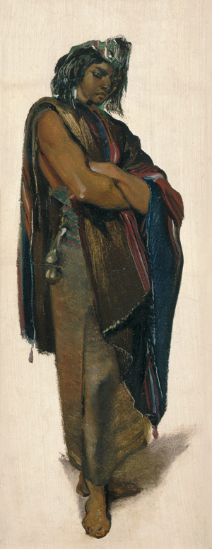 Lot 6641, Auction  107, Rugendas, Johann Moritz, Studie eines Indianers aus dem Stamm der Araukaner
