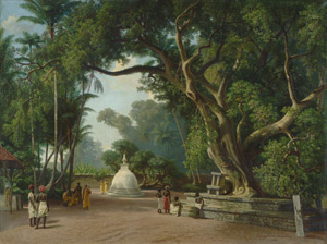 Lot 6643, Auction  107, Königsbrunn, Hermann Freiherr von, Ceylon: Mönche unter einem Bodhi Baum