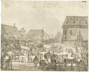 Lot 6661, Auction  107, Dänisch, 1826. Vorbereitungen zum Oktoberfest des Jahres 1826 in München