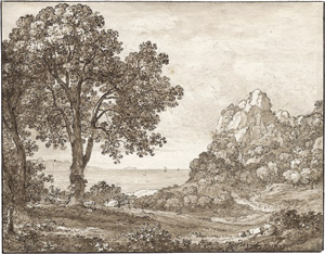 Lot 6681, Auction  107, Boguet, Nicolas-Didier, Arkadische Landschaft mit Jüngling