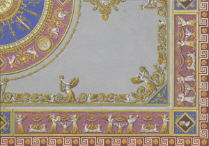 Lot 6715, Auction  107, Italienisch, 19. Jh. . Entwurf zu einem Deckenplafond