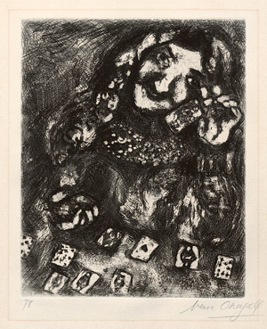 Lot 8032, Auction  107, Chagall, Marc, Les Devineresses/ Die zwei Papageien, der König und sein Sohn/ Der Wolf und der Storch